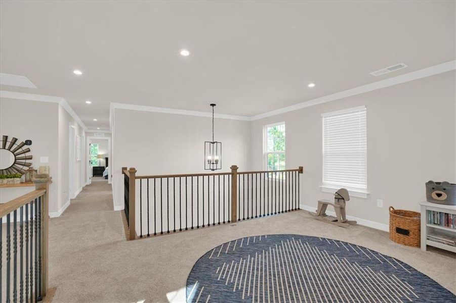 Furnished interior view inside a new home in , Fayetteville (Image 54).