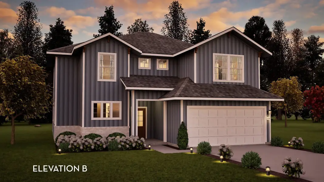 Representative exterior photo of a completed home built from the San Marcos by CastleRock Communities in Dorris Farm, White House, TN (Image 2).