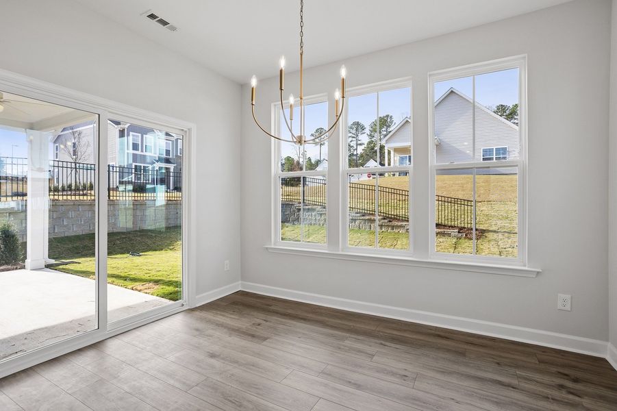 Spacious, unfurnished interior of a new home in Renaissance at White Oak, Garner (Image 17).