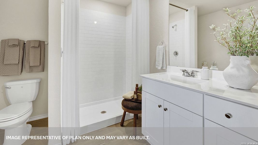 Furnished interior view inside a new home in Spring Valley, New Braunfels (Image 6).