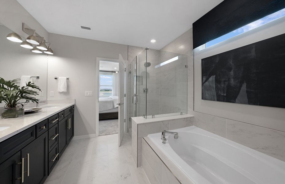 Owner's Bath with optional Walk-In Shower and Soaking Tub