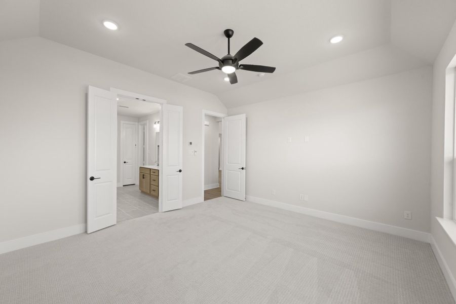 Spacious, unfurnished interior of a new home in Inspiration Collection at Bridgewater, Midlothian (Image 20).