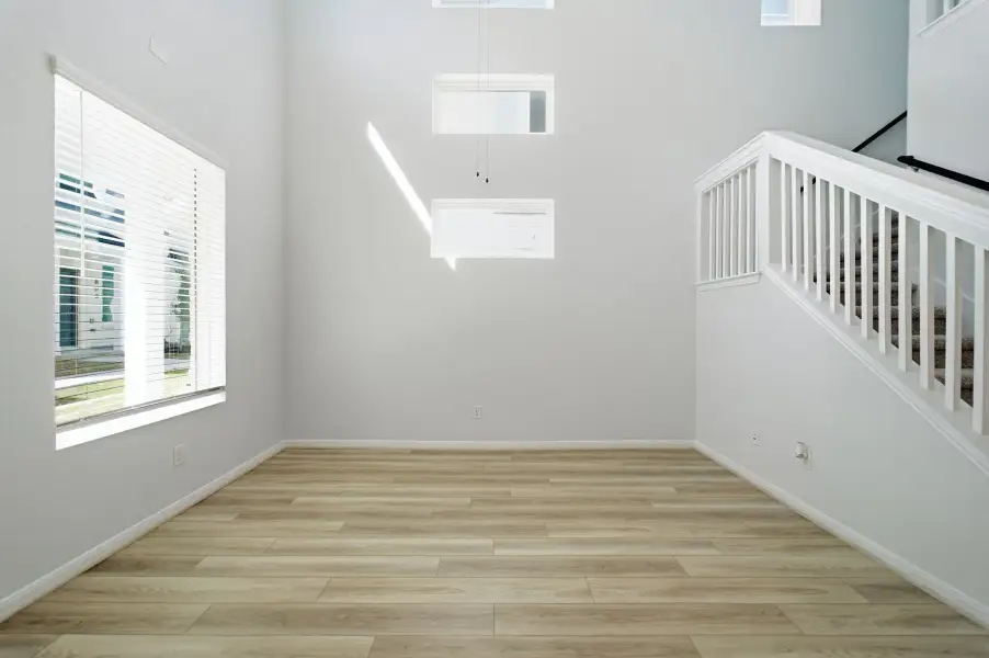 Spacious, unfurnished interior of a new home in Municipal Drive Townhomes, Leander (Image 26). Spacious, unfurnished interior of a new home in Municipal Drive Townhomes, Leander (Image 26).