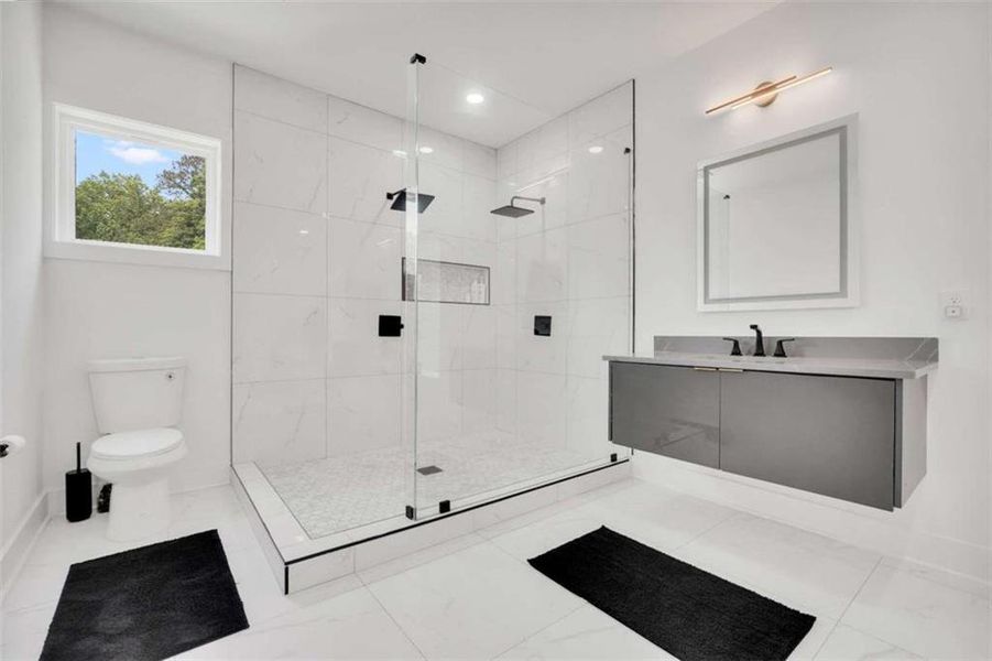 Furnished interior view inside a new home in , Atlanta (Image 16).