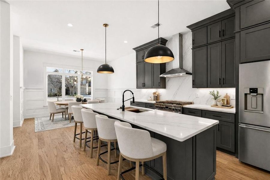 Furnished interior view inside a new home in , Clarkston (Image 20).