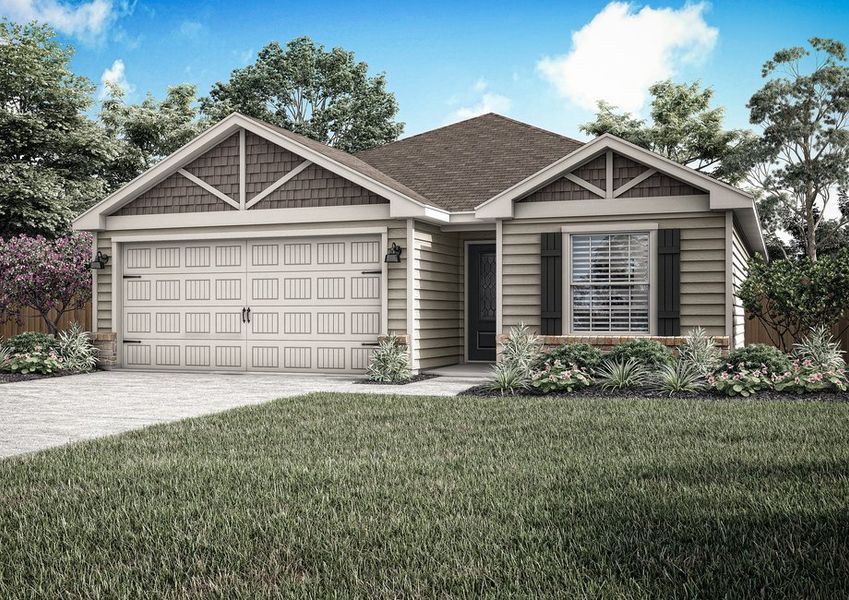 A rendering of the Frio floor plan