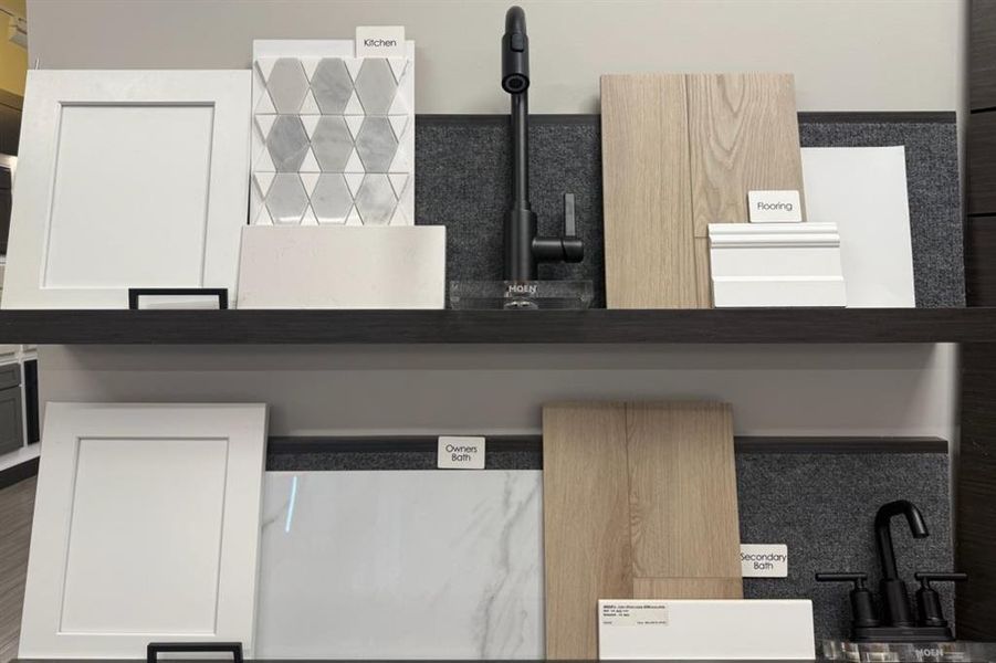 Design selections Design selections