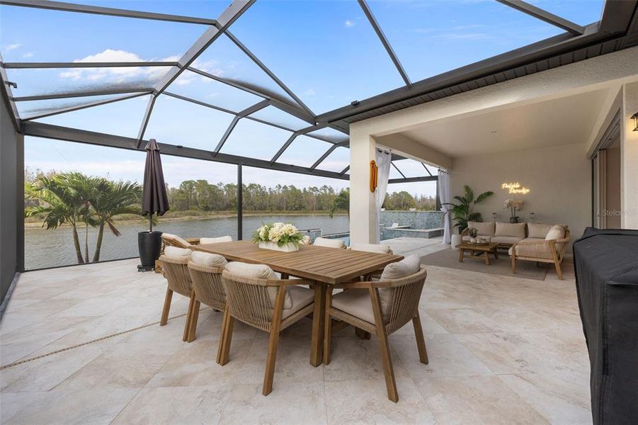 Exterior details and patio area of a home in , Wesley Chapel (Image 42). Exterior details and patio area of a home in , Wesley Chapel (Image 42).