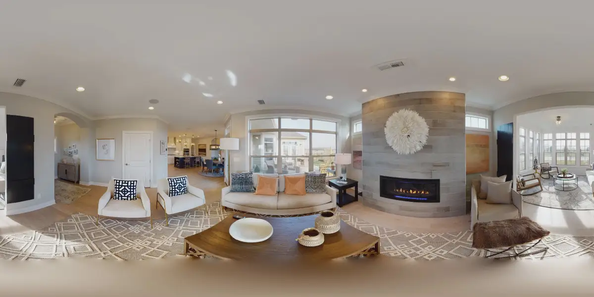 Representative furnished interior of a home built from the Palazzo by Epcon Communities in The Courtyards at Bailey Farms, Dacula (Image 20).