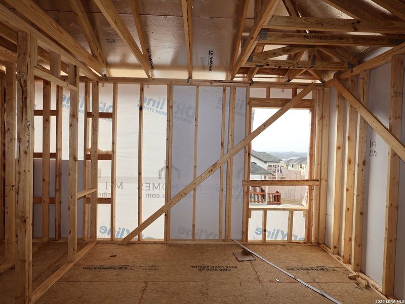 In-progress construction of a new home in Mesquite Ridge, San Antonio, TX (Image 23).