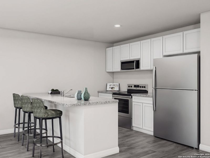 Furnished interior view inside a new home in The Park, Uvalde (Image 3). Furnished interior view inside a new home in The Park, Uvalde (Image 3).