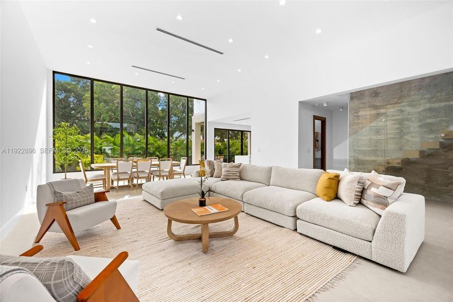 Furnished interior view inside a new home in , Miami (Image 14).