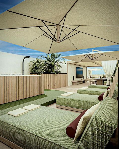 Exterior details and patio area of a home in , Miami (Image 16).