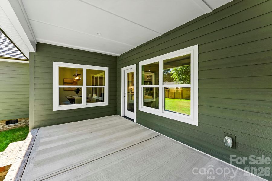 Exterior details and patio area of a home in , York (Image 27).