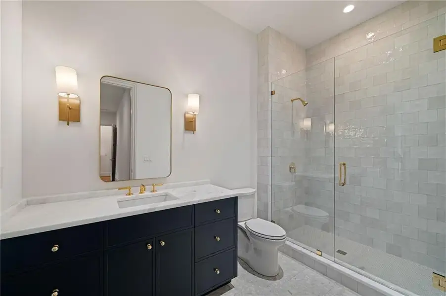 Furnished interior view inside a new home in , Atlanta (Image 46).
