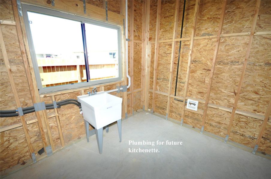 In-progress construction of a new home in Pedregal, League City, TX (Image 44).