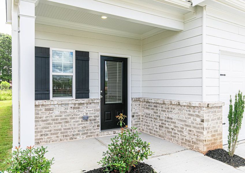 Front porch of The Avery