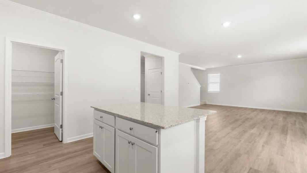 Furnished interior view inside a new home in Northwoods at Mirror Lake, Villa Rica (Image 9).