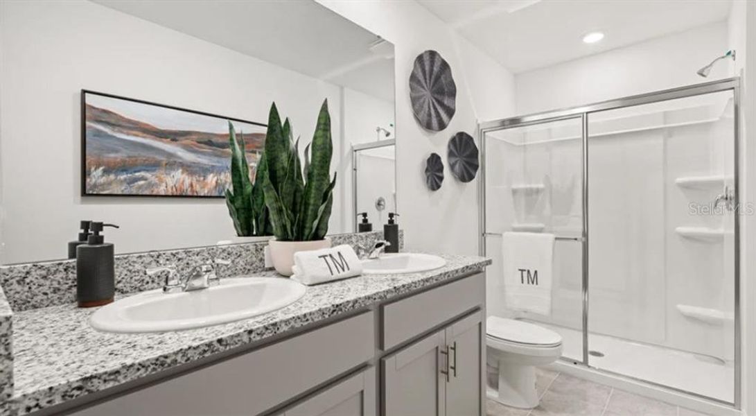Furnished interior view inside a new home in The Townhomes at Westview, Kissimmee (Image 8).