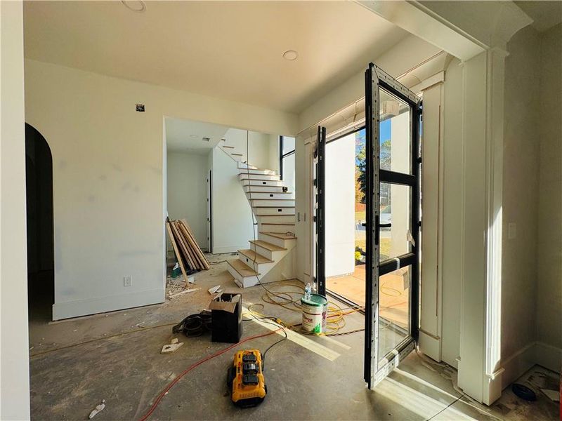 In-progress construction of a new home in , Lawrenceville, GA (Image 23).