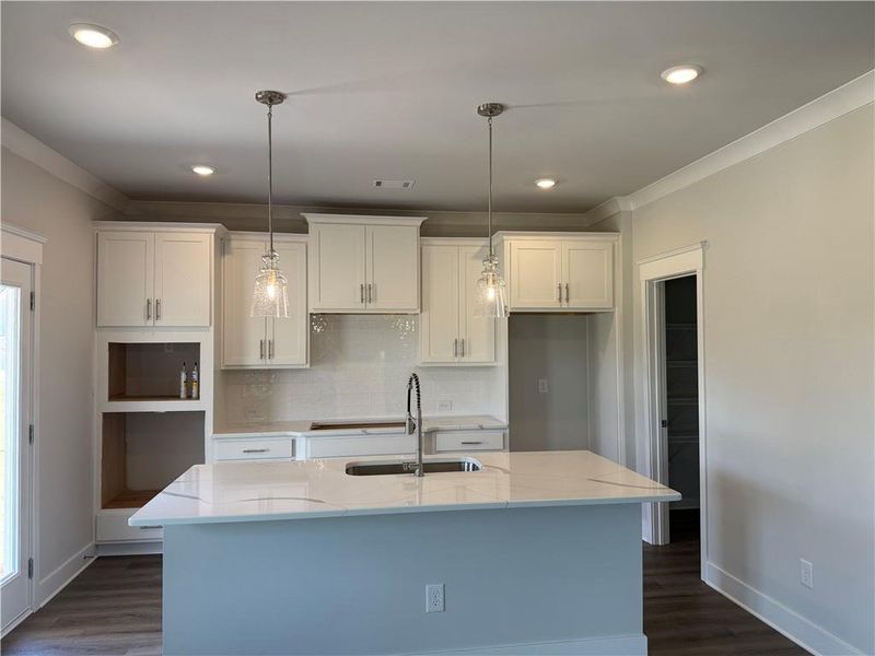Furnished interior view inside a new home in Rosewood Lake Estates, Hoschton (Image 5). Furnished interior view inside a new home in Rosewood Lake Estates, Hoschton (Image 5).