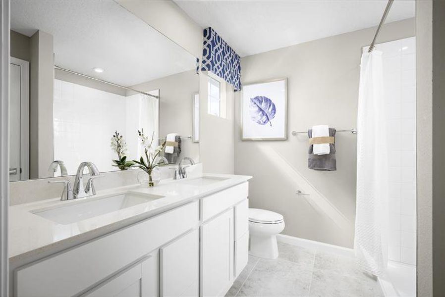 Representative furnished interior of a home built from the Piper End Unit by Ryan Homes in Terra Lago Townhomes, Indiantown (Image 11).