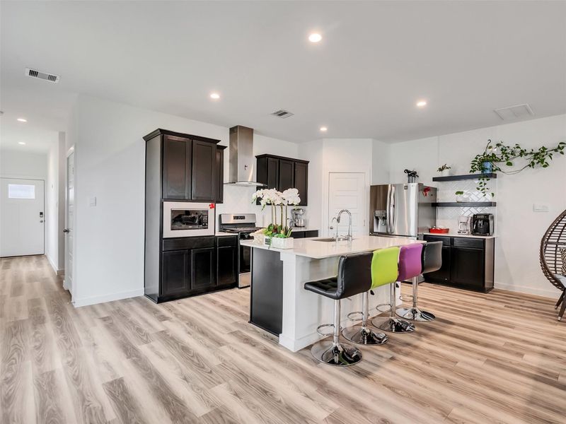 Furnished interior view inside a new home in , Houston (Image 12).