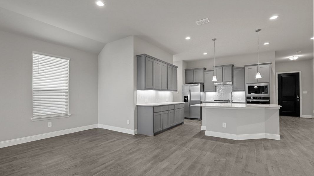 Furnished interior view inside a new home in Treeline, Justin (Image 11).