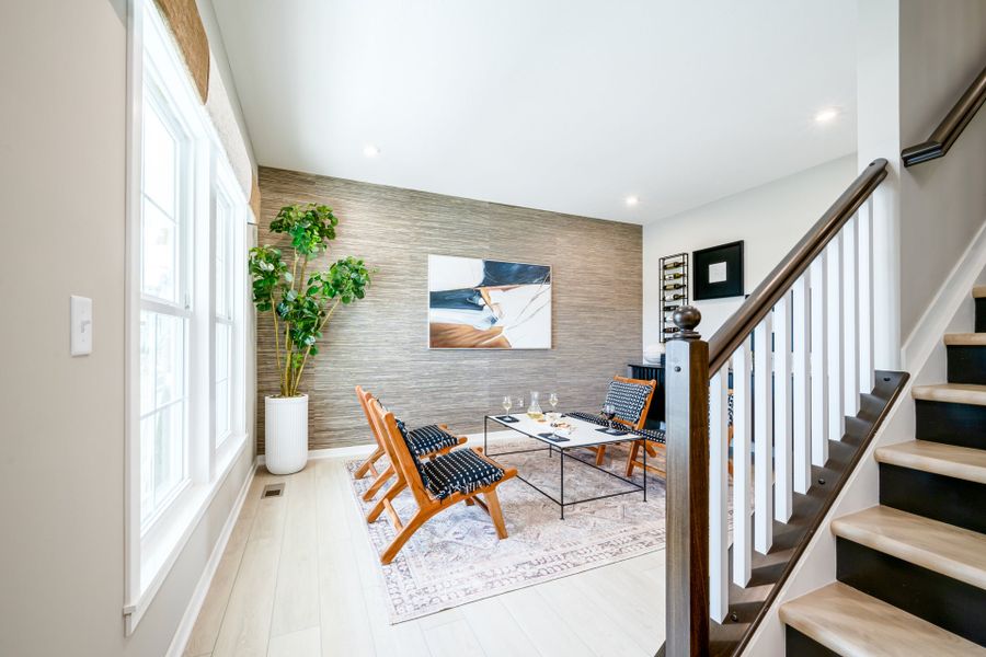 Representative furnished interior of a home built from the Yosemite by Fischer Homes in Twin Lakes, Hoschton (Image 10).