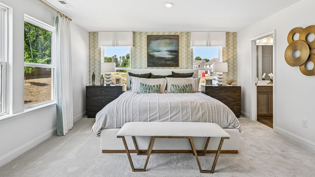 The Litchfield Plan by DRB Homes in Bell Glen Charlotte NC - Primary Bedroom The Litchfield Plan by DRB Homes in Bell Glen Charlotte NC - Primary Bedroom