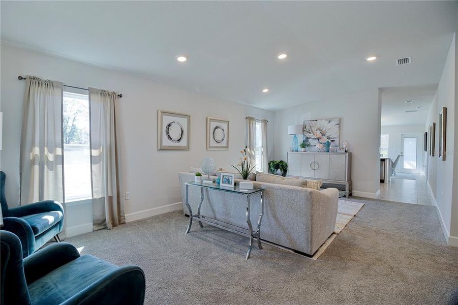 Furnished interior view inside a new home in Rolling Hills, Bell (Image 5).