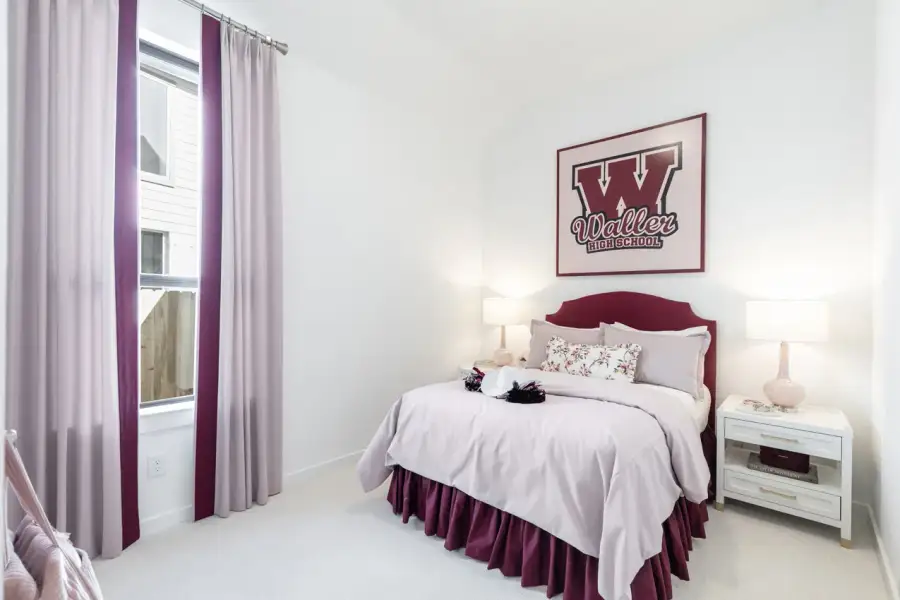 Representative Secondary Bedroom - some options shown Representative Secondary Bedroom - some options shown