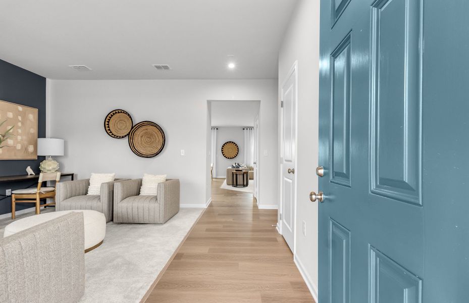 Furnished interior view inside a new home in Carpenter Falls, Durham (Image 5).