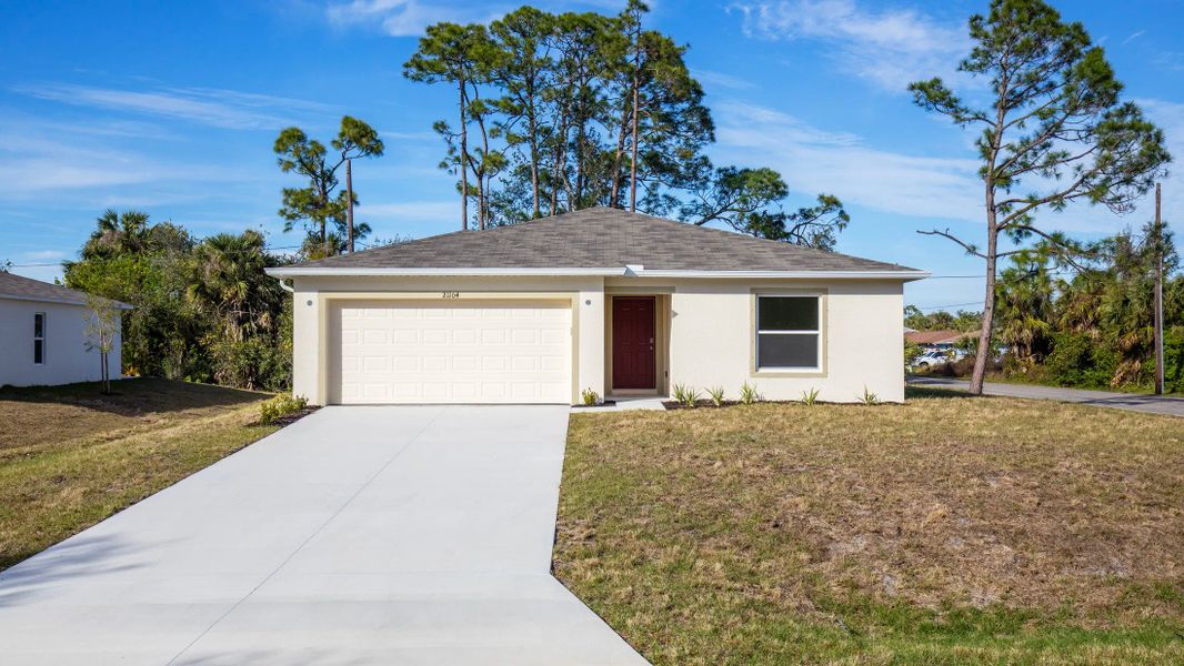 Representative exterior photo of a completed home built from the Violet by Maronda Homes in Inverness, Inverness, FL (Image 29).
