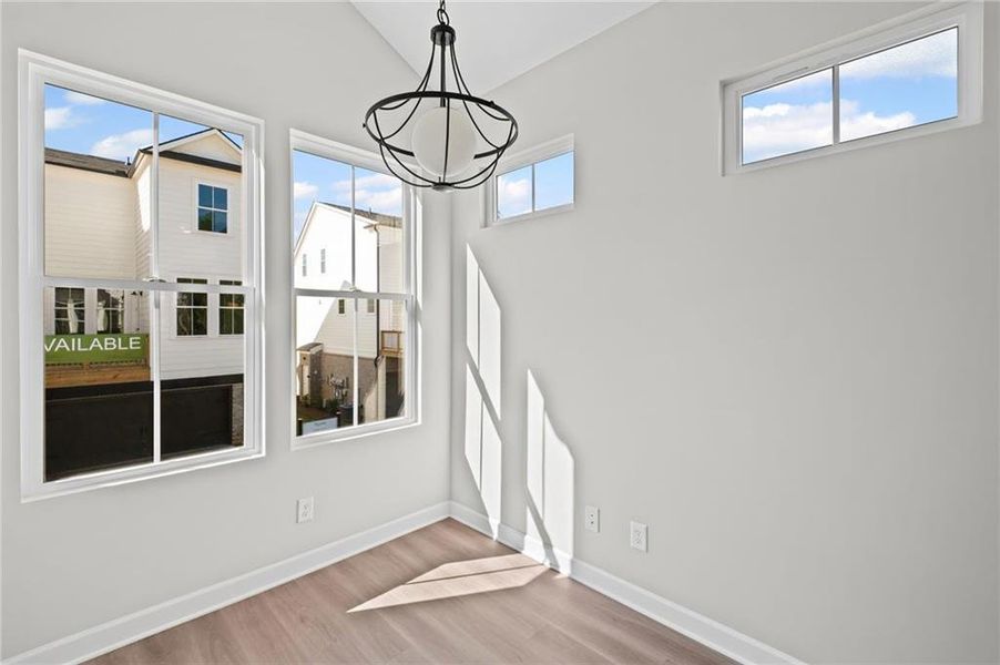 Spacious, unfurnished interior of a new home in The Village at River Green, Canton (Image 26).