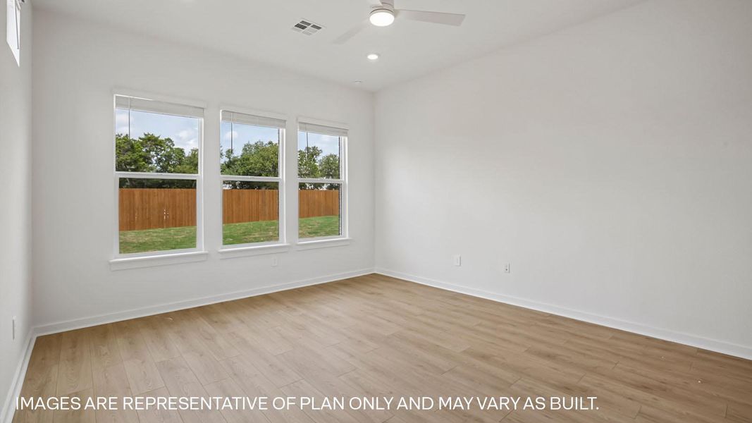 Spacious, unfurnished interior of a new home in The Enclave at Bar W Ranch, Leander (Image 27). Spacious, unfurnished interior of a new home in The Enclave at Bar W Ranch, Leander (Image 27).