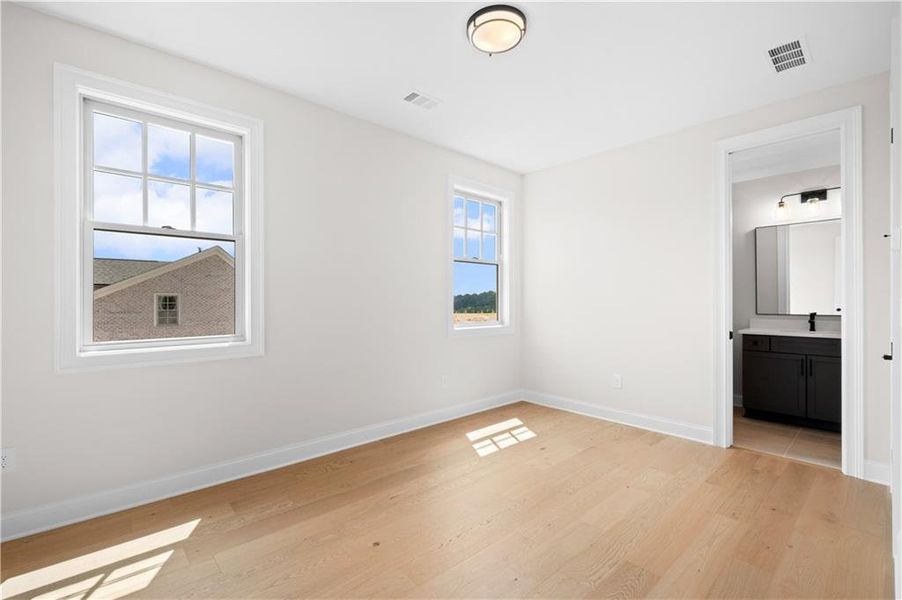 Spacious, unfurnished interior of a new home in Laurel View, Suwanee (Image 63). Spacious, unfurnished interior of a new home in Laurel View, Suwanee (Image 63).