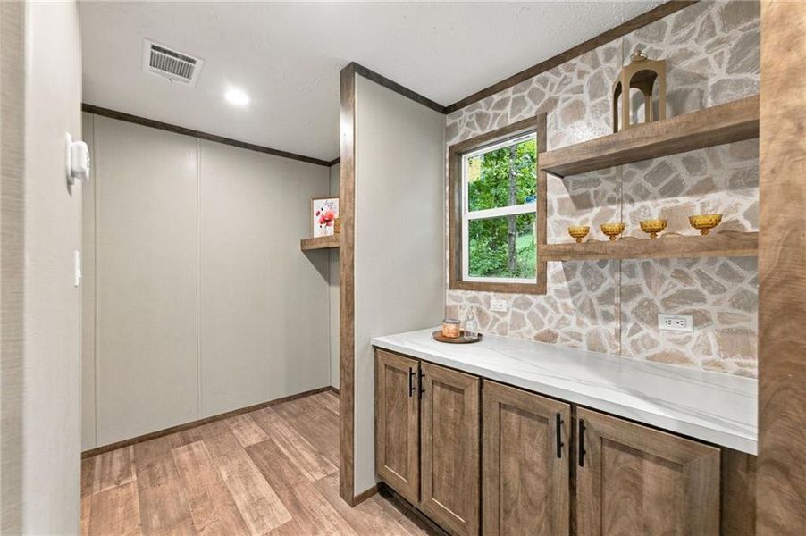 Furnished interior view inside a new home in , Clarkesville (Image 11).