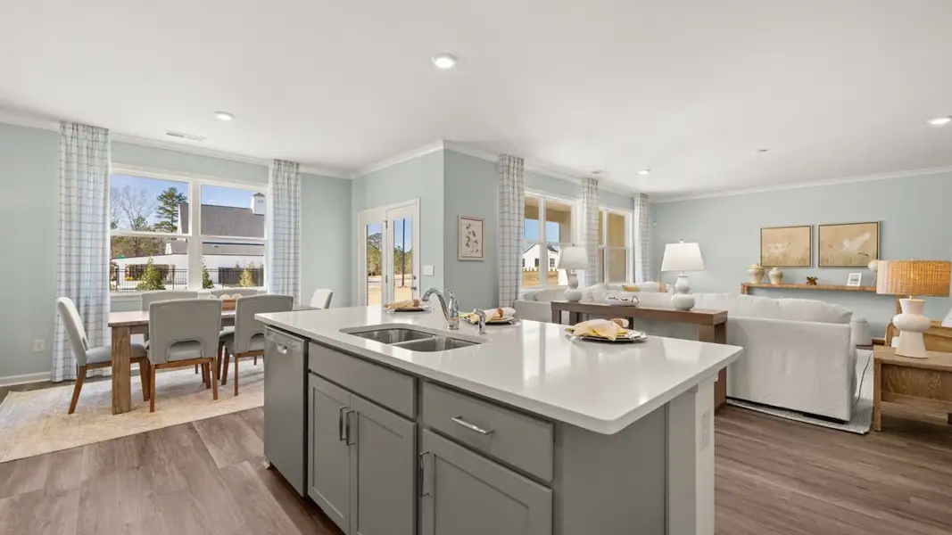 Representative furnished interior of a home built from the Denton by D.R. Horton in Jackson Landing, Jefferson (Image 14). Representative furnished interior of a home built from the Denton by D.R. Horton in Jackson Landing, Jefferson (Image 14).