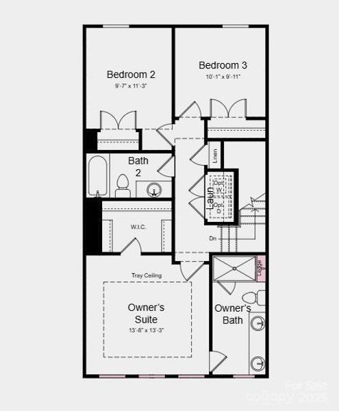 Upper Level Floor Plan - Additional highlights include: gourmet kitchen, main floor bedroom with a full bathroom, and the owner's shower with a built-in ledge