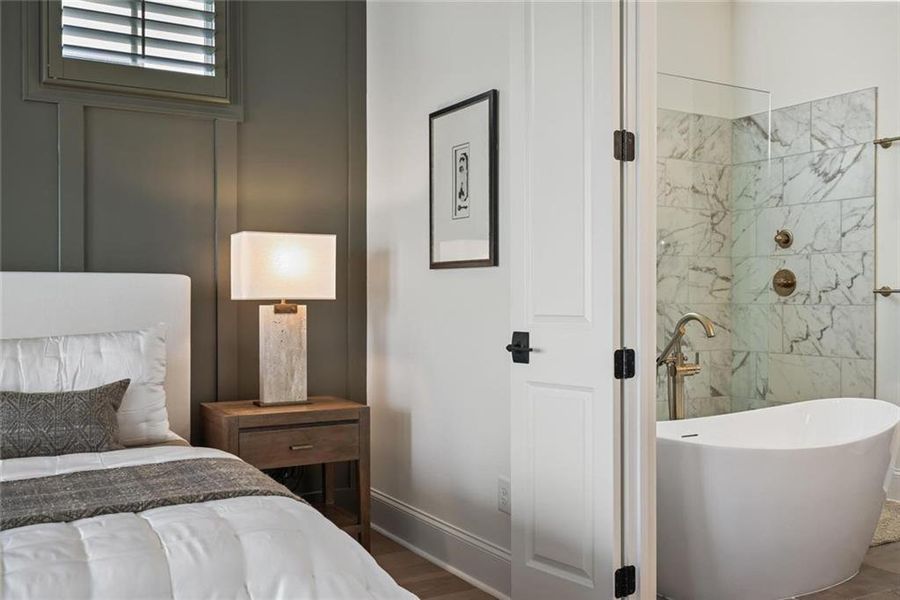 Furnished interior view inside a new home in Waterside Single Family, Peachtree Corners (Image 25).