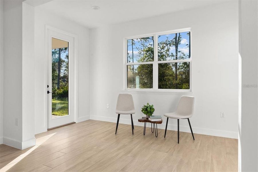 Furnished interior view inside a new home in , Orlando (Image 10).