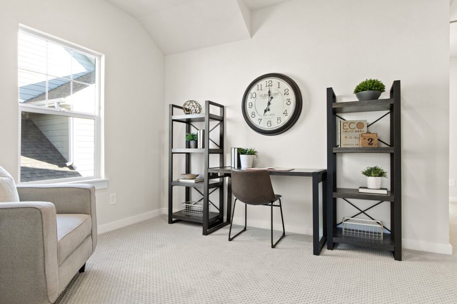 Furnished interior view inside a new home in Woodbridge Townhomes, Wylie (Image 11).