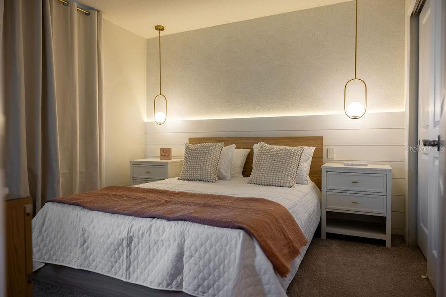 Furnished interior view inside a new home in , Clermont (Image 55).