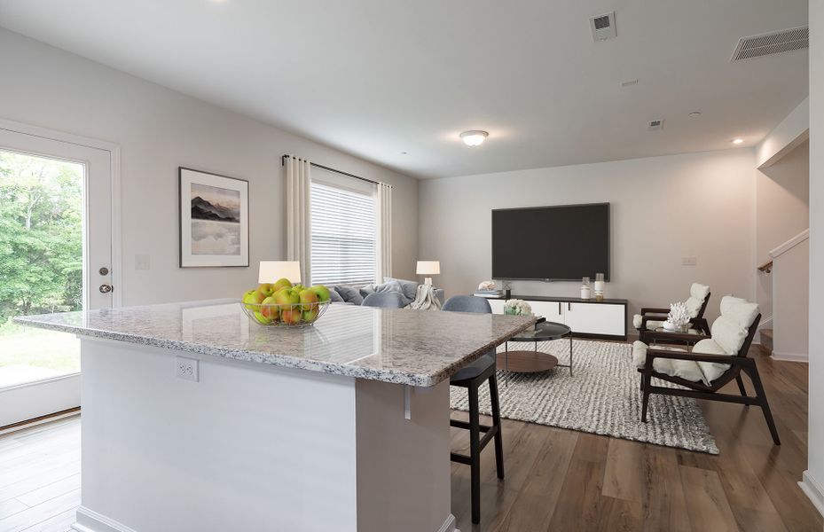 Furnished interior view inside a new home in Independence at Carter's Station, Columbia (Image 4).