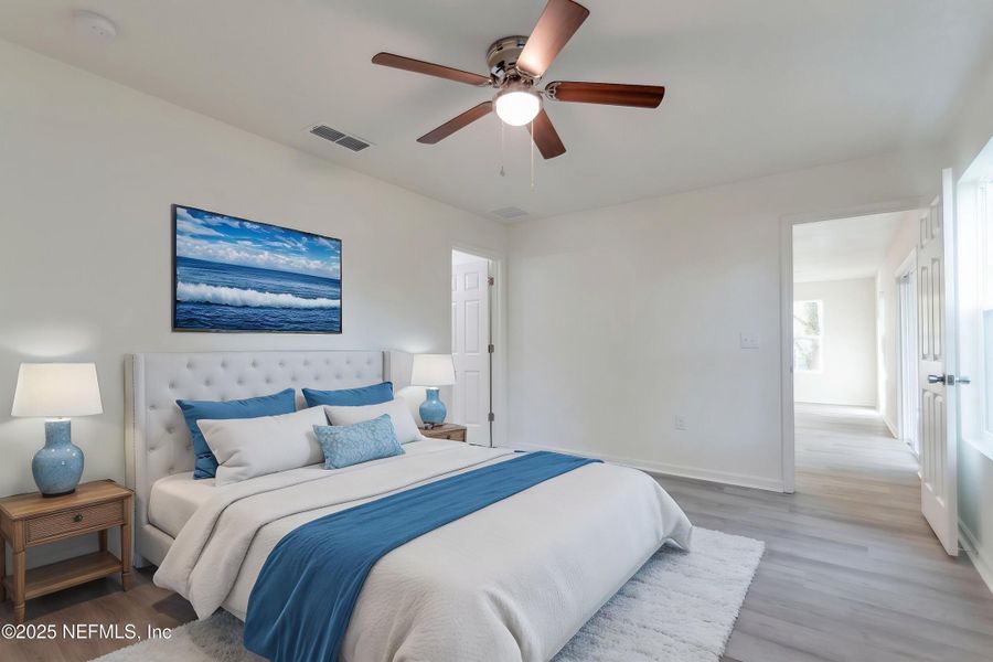 Furnished interior view inside a new home in , Jacksonville (Image 11).