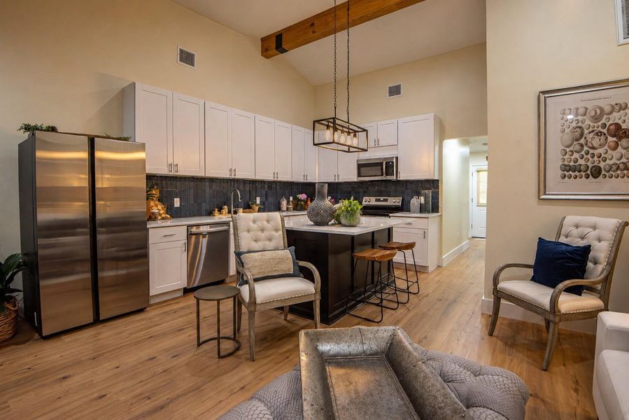Oversized kitchen island