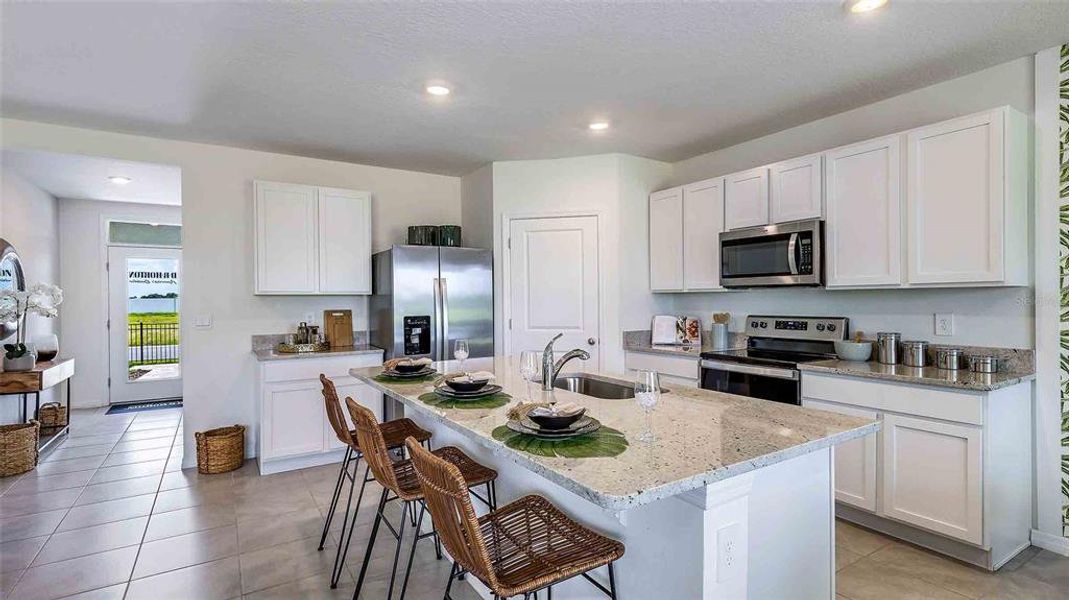 Furnished interior view inside a new home in Silverstone North, Palmetto (Image 9).