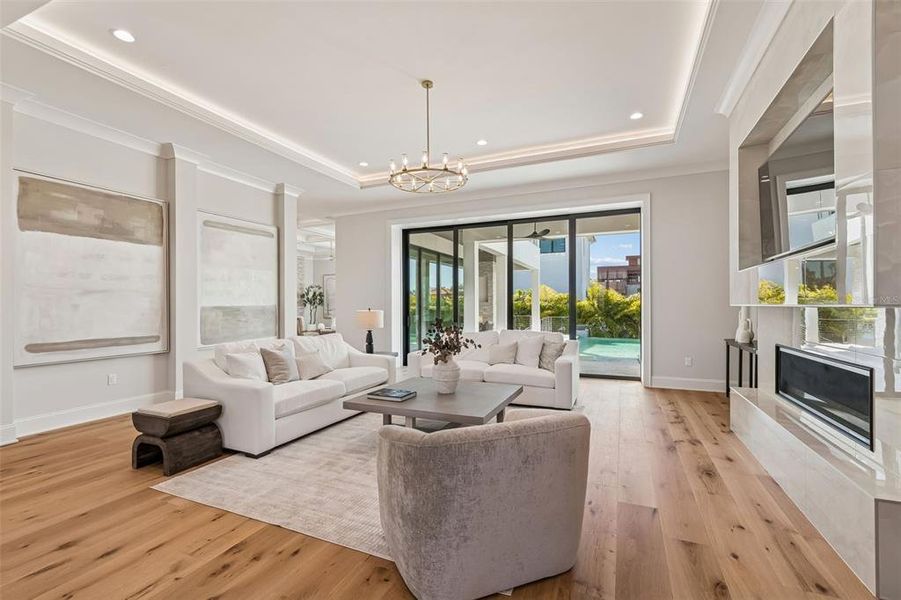 Furnished interior view inside a new home in , Tampa (Image 12).