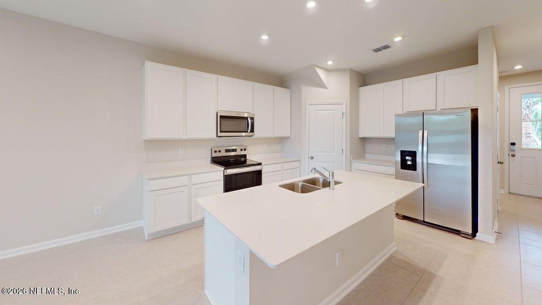 Furnished interior view inside a new home in Egret Creek, Jacksonville (Image 6). Furnished interior view inside a new home in Egret Creek, Jacksonville (Image 6).